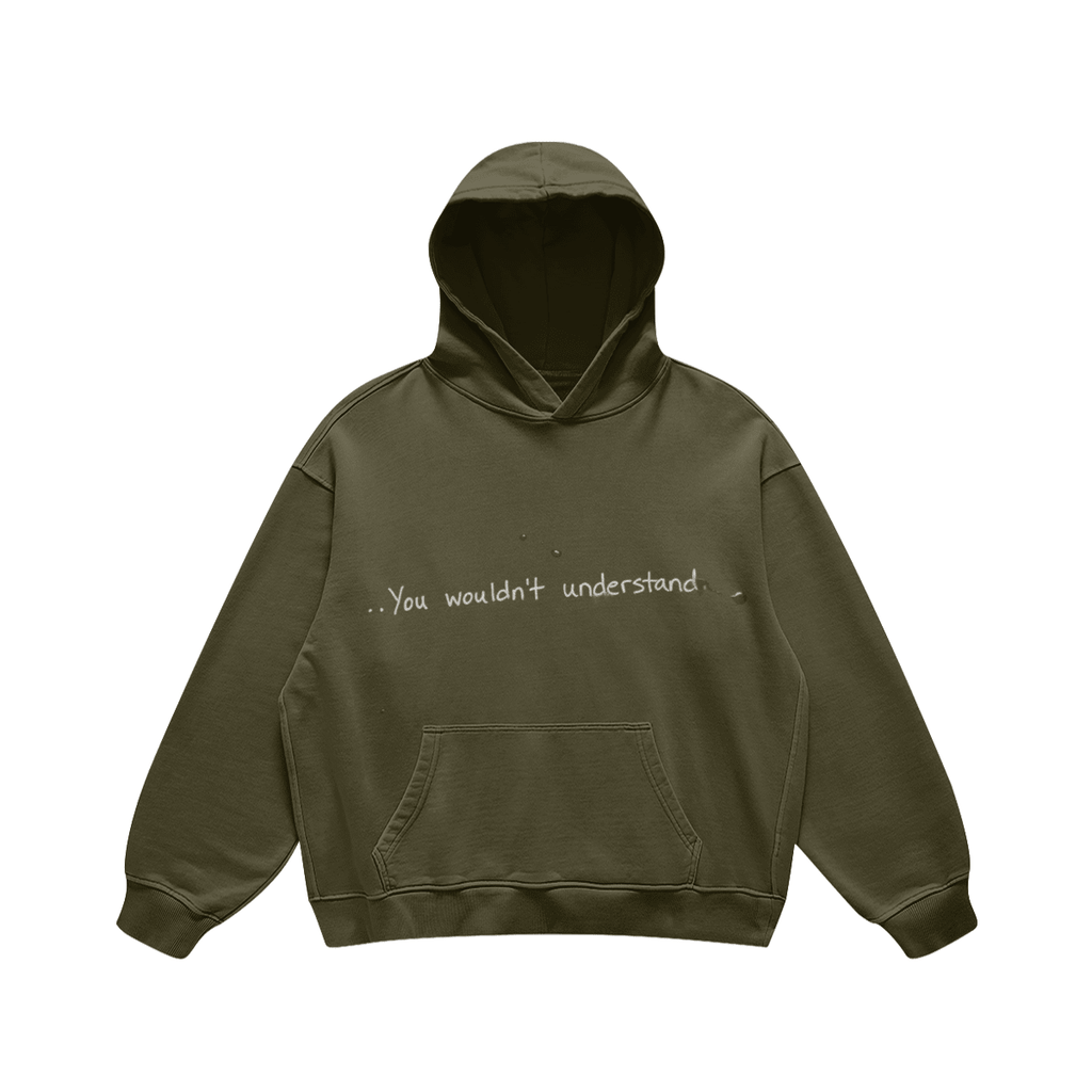 YWU SUPER HEAVYWEIGHT HOODIE. - UNSEEN. UNHEARD.