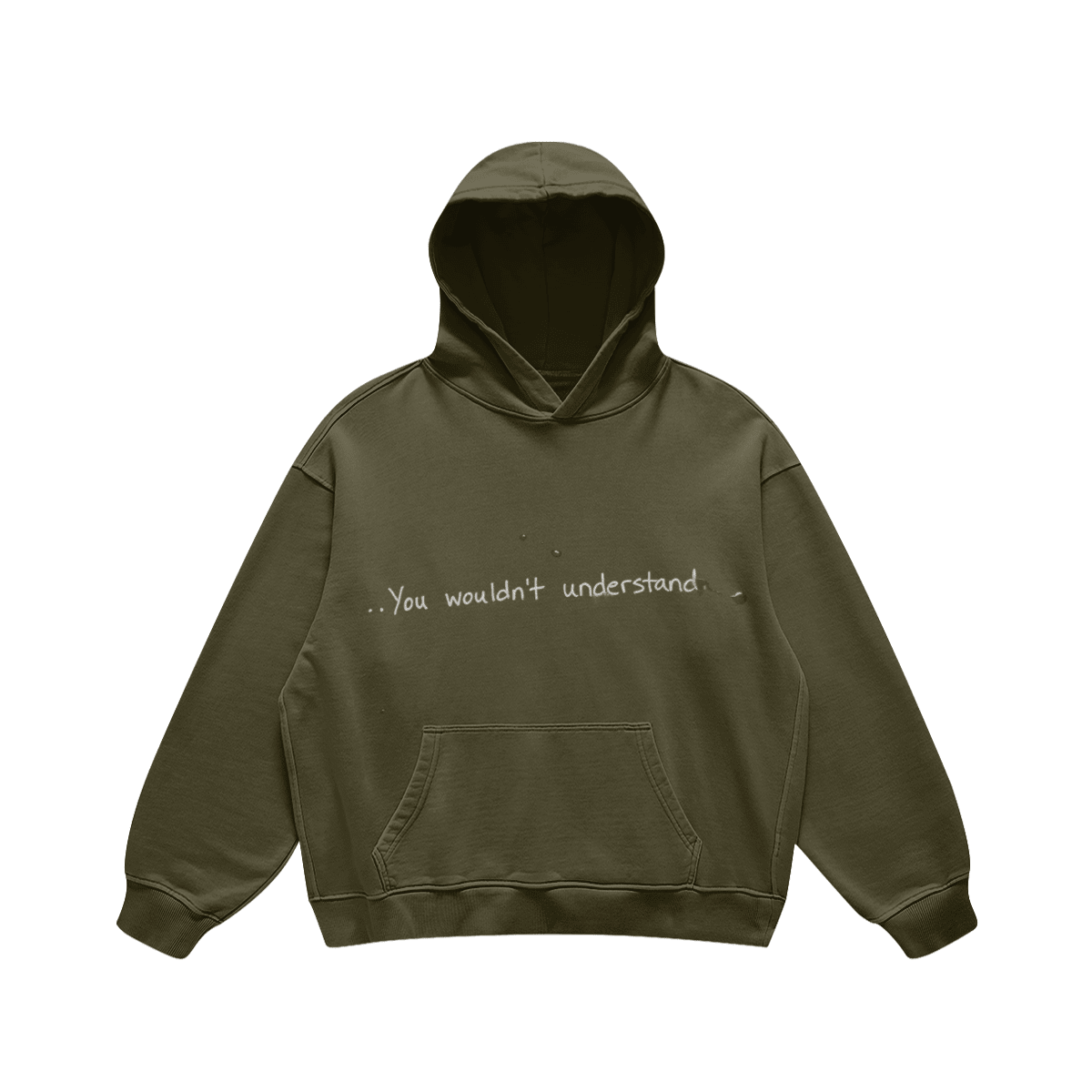 YWU SUPER HEAVYWEIGHT HOODIE. - UNSEEN. UNHEARD.