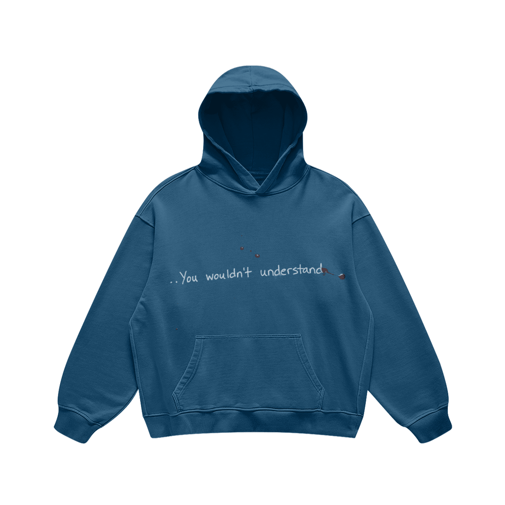 YWU SUPER HEAVYWEIGHT HOODIE. - UNSEEN. UNHEARD.