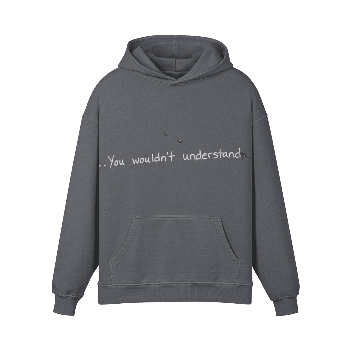 YWU SUPER HEAVYWEIGHT HOODIE. - UNSEEN. UNHEARD.