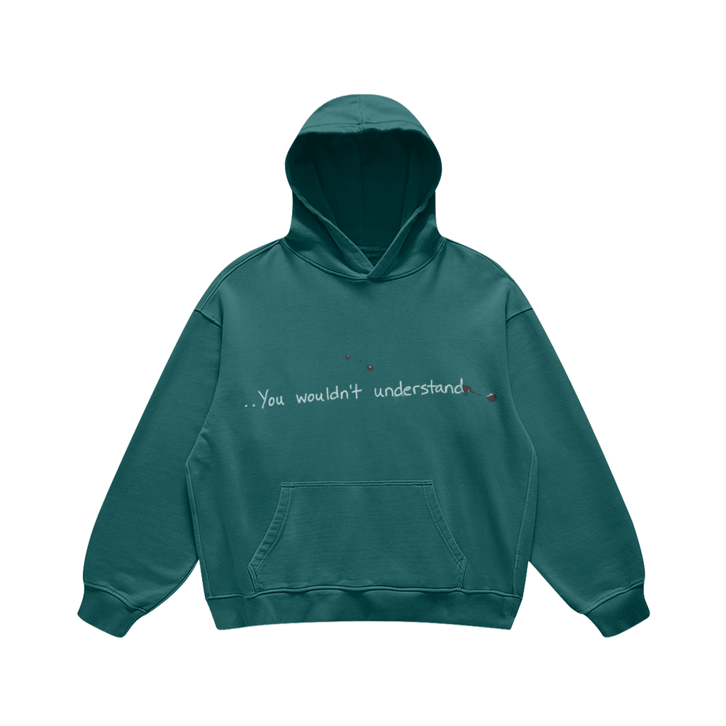 YWU SUPER HEAVYWEIGHT HOODIE. - UNSEEN. UNHEARD.