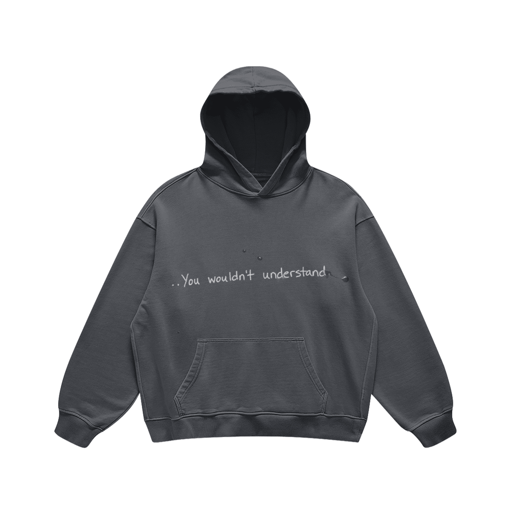 YWU SUPER HEAVYWEIGHT HOODIE. - UNSEEN. UNHEARD.
