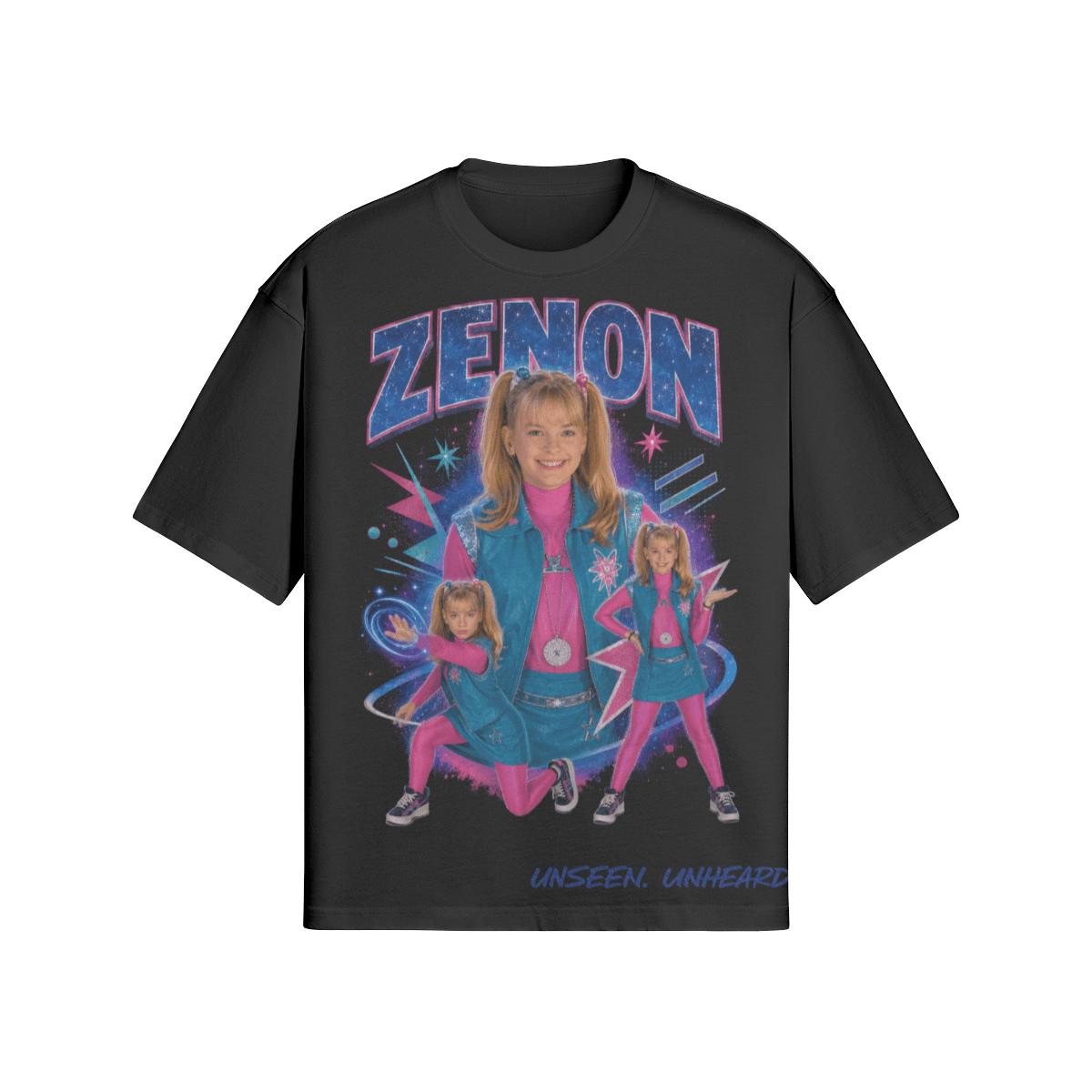 ZENON BOXY TEE - UNSEEN. UNHEARD.