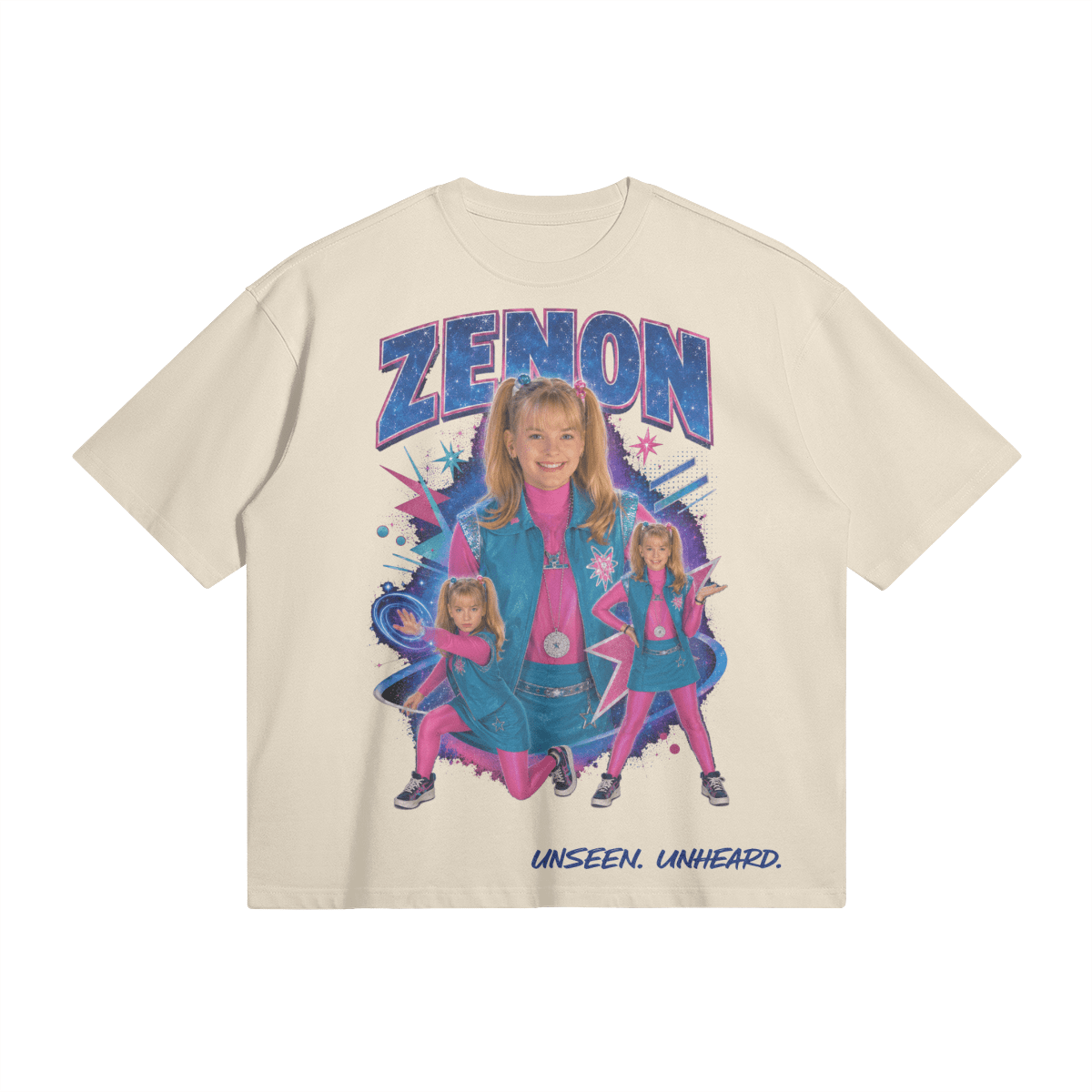 ZENON BOXY TEE - UNSEEN. UNHEARD.