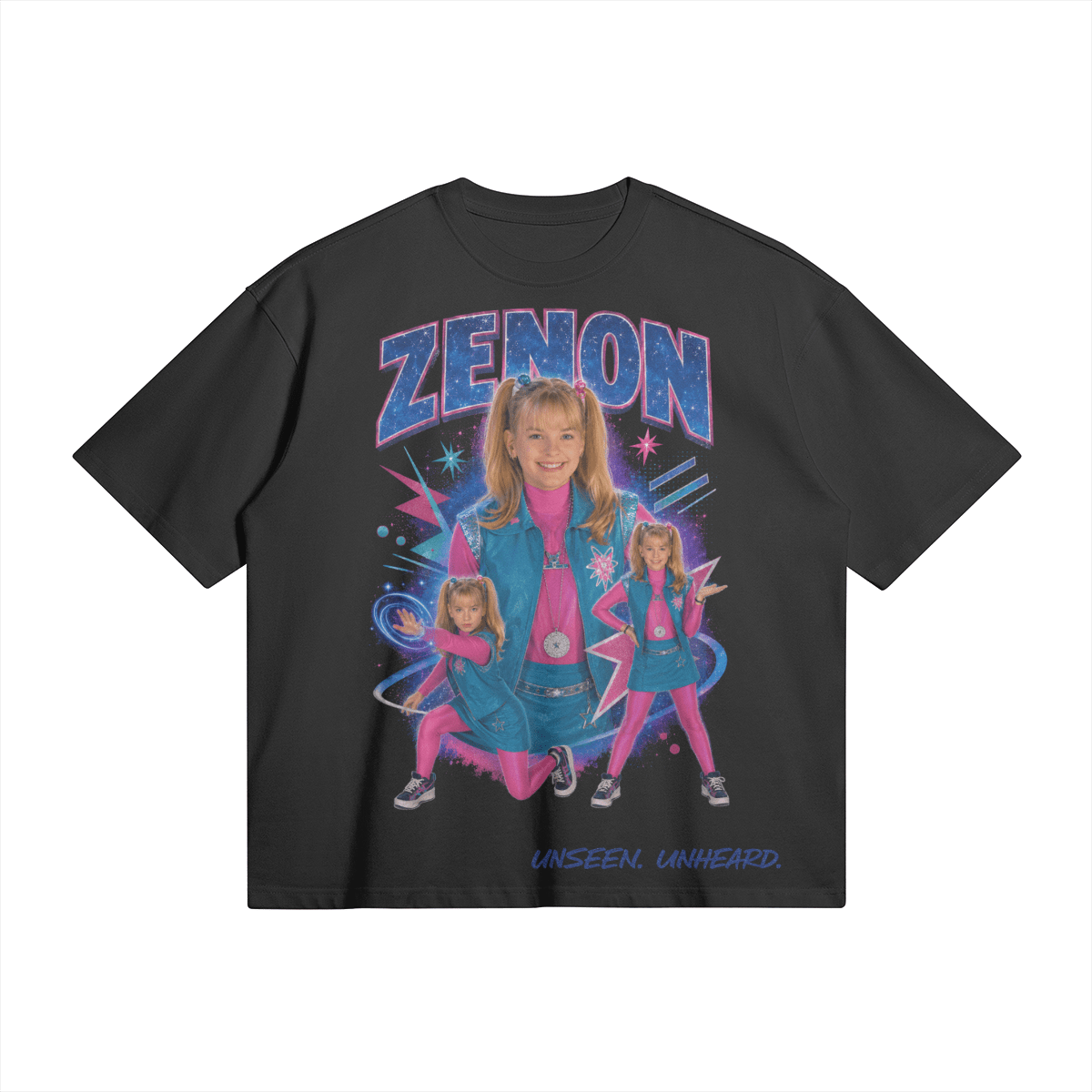 ZENON BOXY TEE - UNSEEN. UNHEARD.