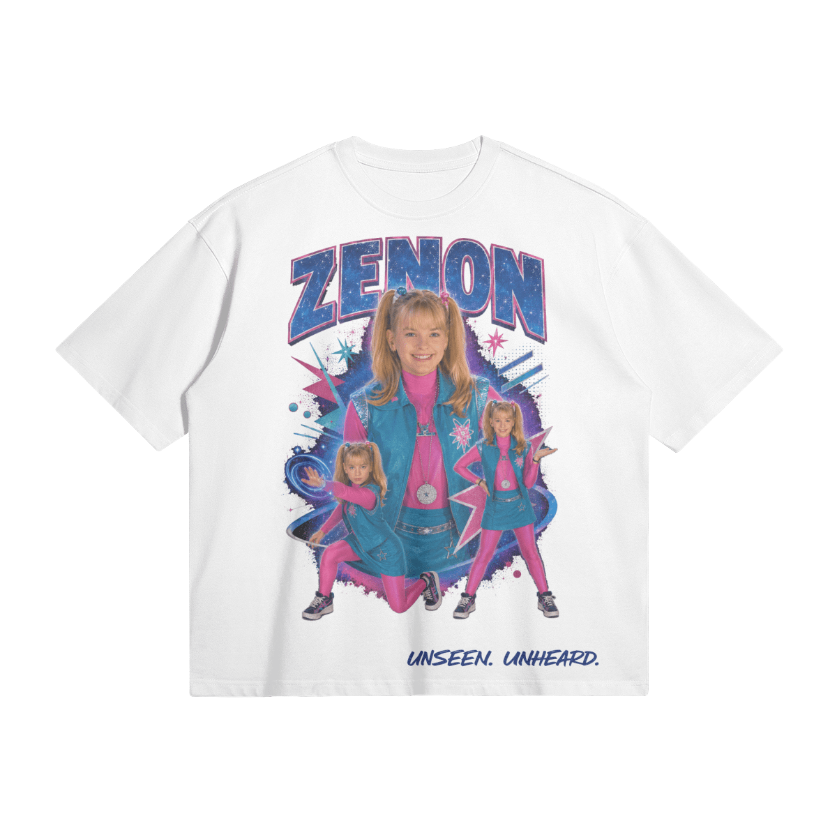 ZENON BOXY TEE - UNSEEN. UNHEARD.